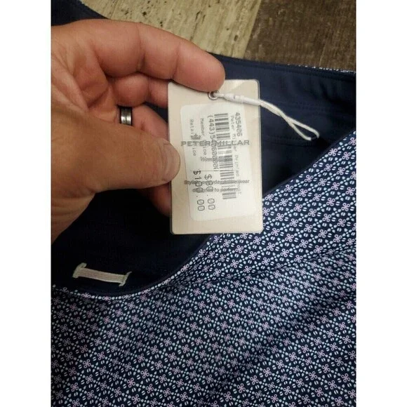 Peter Millar Womens XS Skort Golf Konab Blue Print - Picture 7 of 13